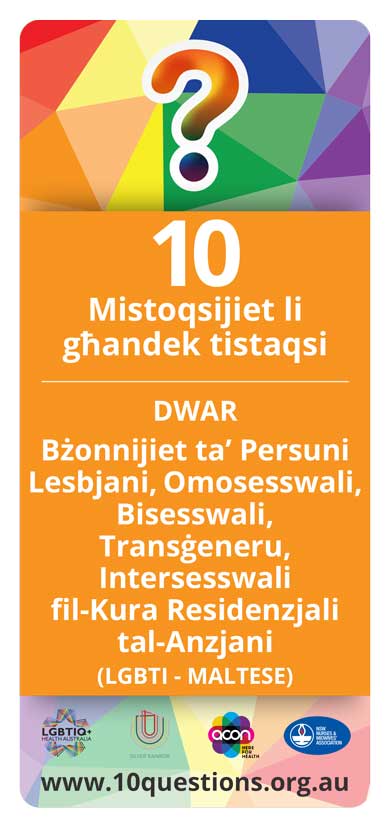 LGBTIQ Maltese leaflet